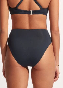Seafolly Collective High Waist Wrap Front Pant - True Navy 12 Seafolly Collective High Waist Wrap Front Pant - True Navy -Bikini Sales Store 40643 942 True 20Navy 5
