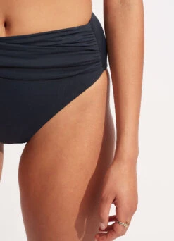 Seafolly Collective High Waist Wrap Front Pant - True Navy 13 Seafolly Collective High Waist Wrap Front Pant - True Navy -Bikini Sales Store 40643 942 True 20Navy 6