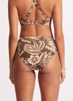 Island In The Sun High Waist Wrap Front Pant - Tiramisu 12 Island In The Sun High Waist Wrap Front Pant - Tiramisu -Bikini Sales Store 40643 946 Tiramisu 5
