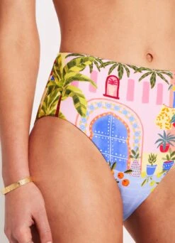 On Vacation High Waisted Pant - Azure 12 On Vacation High Waisted Pant - Azure -Bikini Sales Store 40646 022 Azure 7