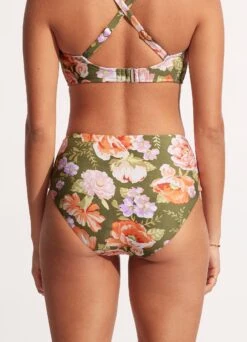 Paradise Garden High Waisted Pant - Avocado -Bikini Sales Store 40646 960 Avocado 5
