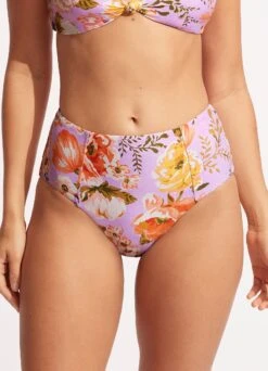 Paradise Garden High Waisted Pant - Lilac -Bikini Sales Store 40646 960 Lilac 2