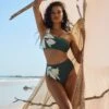 Fleur De Bloom High Waisted Pant - Evergreen -Bikini Sales Store 40646 983 Evergreen 1 9b16cf07 8934 4857 93fc ddf747b55e25