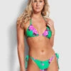 Full Bloom Tie Side Rio Pant - Jade 1 Full Bloom Tie Side Rio Pant - Jade -Bikini Sales Store 40651 932 Jade 1