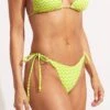 Sienna Tie Side Rio Pant - Celery -Bikini Sales Store 40651 976 Celery 4