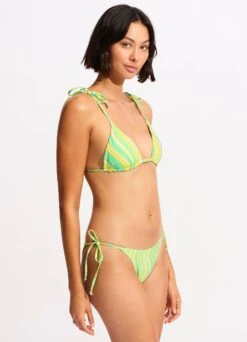Mod Squad Tie Side Rio Pant - Lime Burst -Bikini Sales Store 40651 050 Lime 20Burst 5