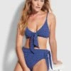Cleo Pant With Side Tie - Indigo 1 Cleo Pant With Side Tie - Indigo -Bikini Sales Store 40656 874 Indigo 1