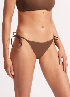 Seafolly Collective Hipster Tie Side - Tiramisu -Bikini Sales Store 40659 942 Tiramisu 4