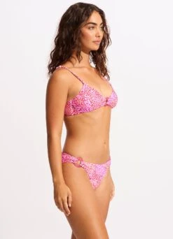 Sea Skin Trim Side Hipster Bikini Bottom - Fuchsia Rose 9 Sea Skin Trim Side Hipster Bikini Bottom - Fuchsia Rose -Bikini Sales Store 40667 064 FuchsiaRos 5