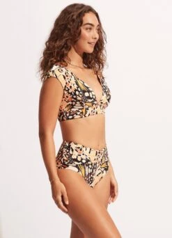 Take Flight High Waisted Pant - Mandarin -Bikini Sales Store 40673 914 Mandarin 5