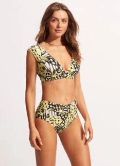 Take Flight High Waisted Pant - Wild Lime -Bikini Sales Store 40673 914 Wild 20Lime 5