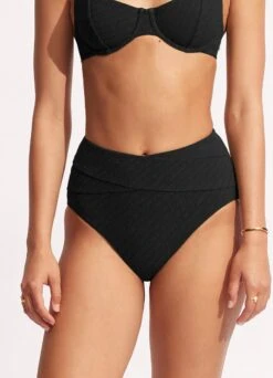 Willow High Waist Pant - Black -Bikini Sales Store 40673 924 Black 3