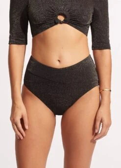 Poolside High Waist Pant - Sepia -Bikini Sales Store 40673 959 Sepia 4