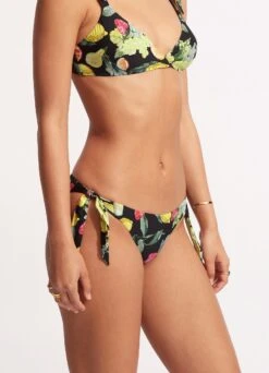 Lemoncello Tie-Side Pant - Black 11 Lemoncello Tie-Side Pant - Black -Bikini Sales Store 40683 945 Black 4