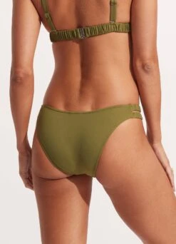 Seafolly Collective Gathered Tab Pant - Avocado -Bikini Sales Store 40691 942 Avocado 5