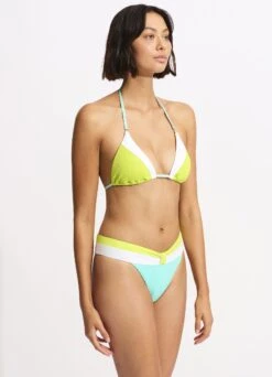 Slice Of Splice Banded Pant - Lime Burst -Bikini Sales Store 40695 990 Lime 20Burst 5