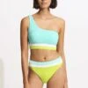 Slice Of Splice High Waisted Bikini Bottom - Lime Burst -Bikini Sales Store 40697 990 LimeBurst 3