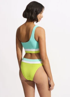 Slice Of Splice High Waisted Bikini Bottom - Lime Burst 10 Slice Of Splice High Waisted Bikini Bottom - Lime Burst -Bikini Sales Store 40697 990 LimeBurst 6