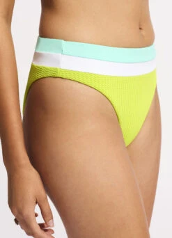 Slice Of Splice High Waisted Bikini Bottom - Lime Burst 11 Slice Of Splice High Waisted Bikini Bottom - Lime Burst -Bikini Sales Store 40697 990 LimeBurst 7