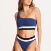 Slice Of Splice High Waisted Bikini Bottom - Ultramarine 1 Slice Of Splice High Waisted Bikini Bottom - Ultramarine -Bikini Sales Store 40697 990 Ultramarin 3