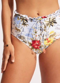 Coast To Coast High Waisted Pant - Powder Blue -Bikini Sales Store 40705 913 PowderBlue 7