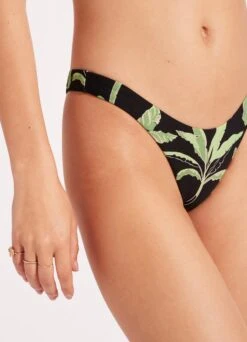 Palm Paradise High Cut Rio Pant - Black -Bikini Sales Store 40707 028 Black 7