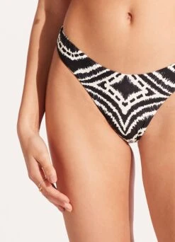 Zanzibar High Cut Rio Pant - Black -Bikini Sales Store 40707 049 Black 7