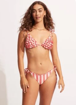 Cabana Tie Side Rio Pant - Sunkissed Coral 10 Cabana Tie Side Rio Pant - Sunkissed Coral -Bikini Sales Store 40713 001 SunKisdCrl 4