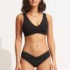Seafolly Collective Twist Band Hipster -Bikini Sales Store 44320 942 Black 1