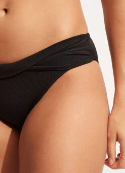 Seafolly Collective Twist Band Hipster -Bikini Sales Store 44320 942 Black 6