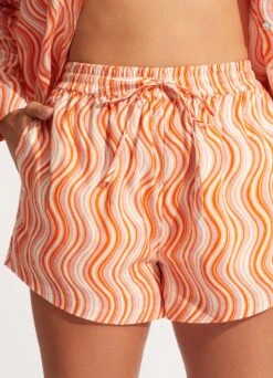 Mod Squad Beach Short - Mandarin 11 Mod Squad Beach Short - Mandarin -Bikini Sales Store 54960 SH Mandarin 7
