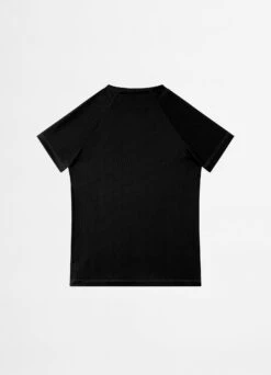 Essential Girls S/S Rash Vest - Black -Bikini Sales Store 56552 Black 3