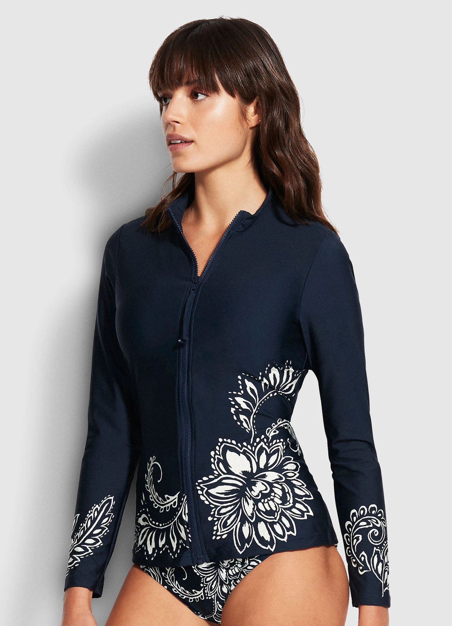 Folklore Long Sleeve Sunvest - True Navy 6 Folklore Long Sleeve Sunvest - True Navy - Image 4